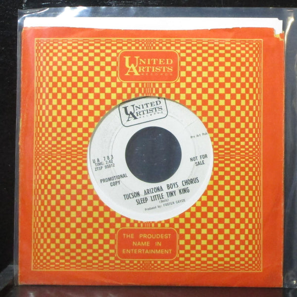 Tucson Arizona Boys Chorus - African Noel / Sleep Little Tiny King 7" VG+ Promo - Shuga Records