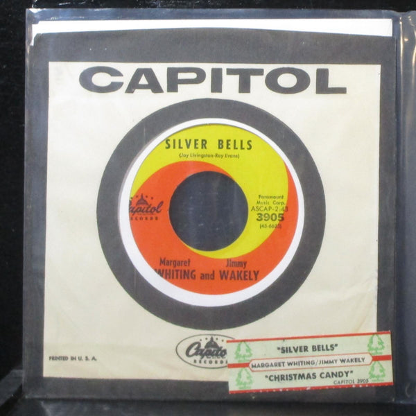Margaret Whiting & Jimmy Wakely - Silver Bells 7" VG+ Capitol 3905 USA 1960's - Shuga Records