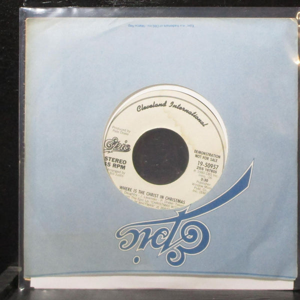 Slim Whitman - Where Is The Christ In Christmas 7" Mint- Promo 19-50957 USA 1980 - Shuga Records