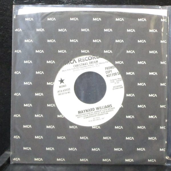 Maynard Williams - Christmas Dream 7" Mint- Promo MCA-65032 USA 1974 - Shuga Records