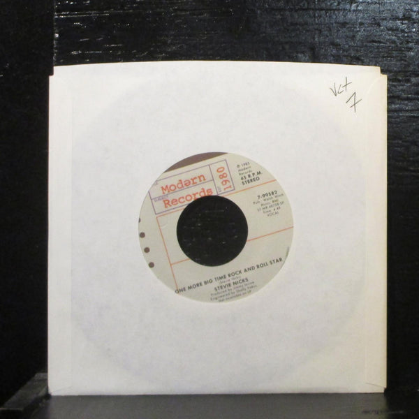 Stevie Nicks  Talk To Me VG+ 7" Vinyl 45 Modern Records 7-99582 Rock 1985 - Shuga Records