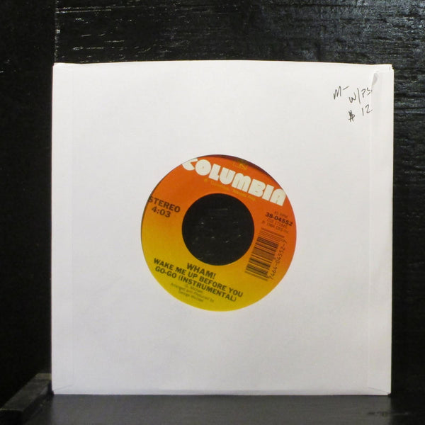 Wham!  Wake Me Up Before You Go-Go Mint- 7" Vinyl 45 Columbia 38-04552 - Shuga Records