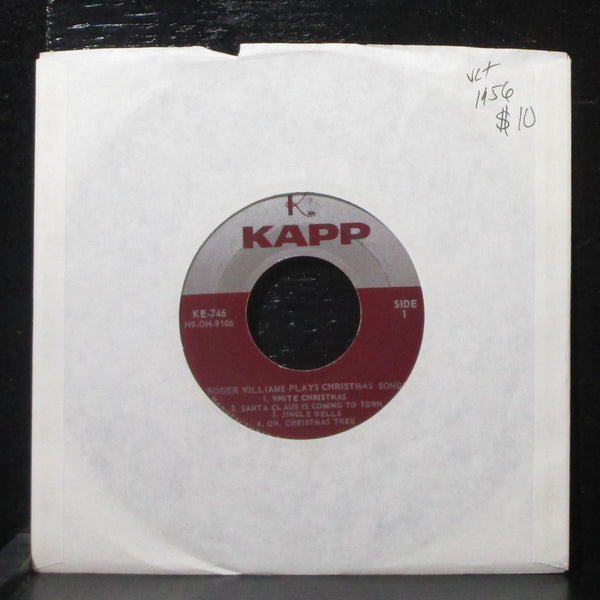 Roger Williams Plays Christmas Songs EP 7" VG+ Kapp KE-746 USA 1956 - Shuga Records