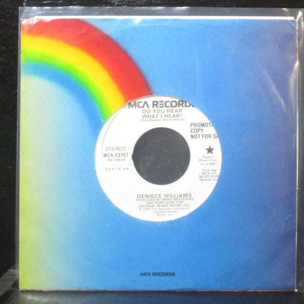 Deniece Williams - Every Moment / Do You Hear What I Hear? 7" Mint- Promo MCA - Shuga Records