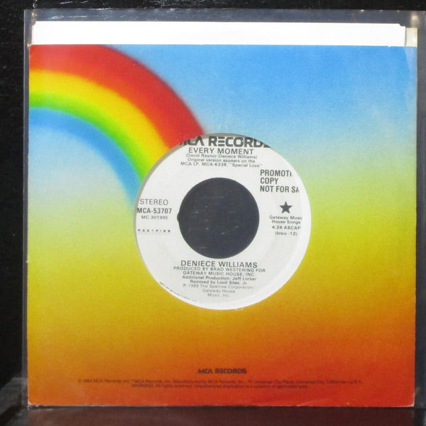 Deniece Williams - Every Moment / Do You Hear What I Hear? 7" Mint- Promo MCA - Shuga Records