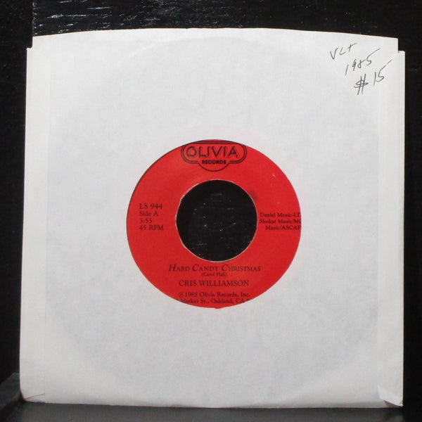 Cris Williamson - Hard Candy Christmas / The Christmas Song 7" VG+ Oivia LS 944 - Shuga Records