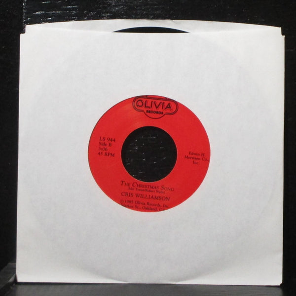 Cris Williamson - Hard Candy Christmas / The Christmas Song 7" VG+ Oivia LS 944 - Shuga Records