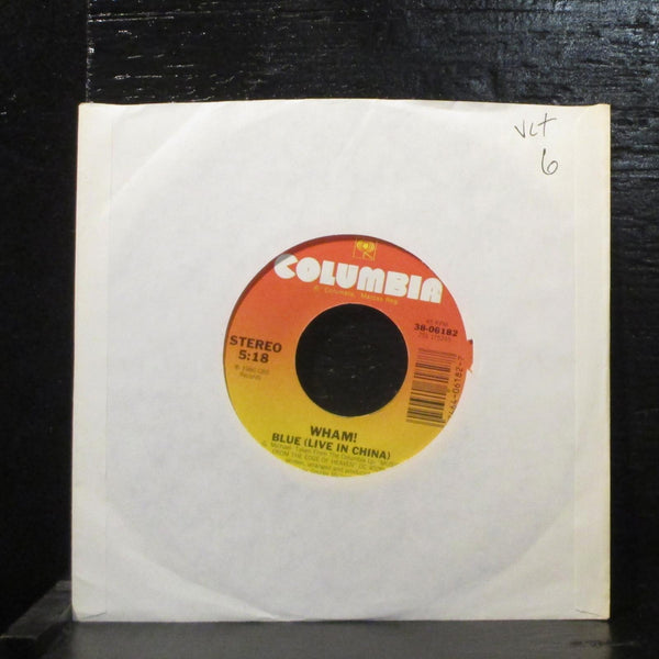 Wham!  The Edge Of Heaven / Blue (Live In China) VG+ 7" Vinyl 45 38-06182 - Shuga Records