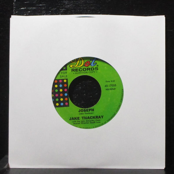 Jake Thackray - Remember Bethlehem / Joseph 7" VG+ Promo Dot 45-17055 USA - Shuga Records