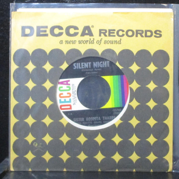 Sis. Rosetta Tharpe - Silent Night / White Christmas 7" VG+ Decca 25760 USA - Shuga Records
