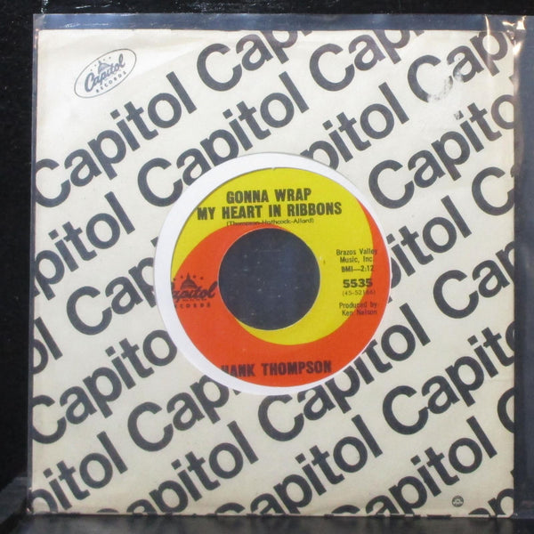 Hank Thompson - Gonna Wrap My Heart In Ribbons 7" Mint- Capitol 5535 USA 1965 - Shuga Records