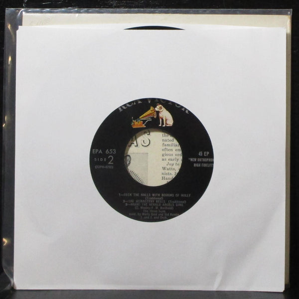 The Three Suns - The Sounds Of Christmas EP 7" VG+ RCA EPA 653 USA 1955 - Shuga Records