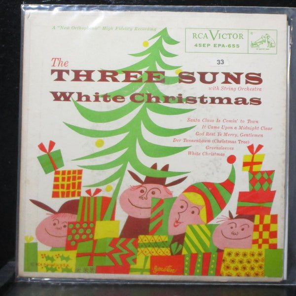 The Three Suns - White Christmas EP 7" VG RCA EPA 655 USA 1955 - Shuga Records