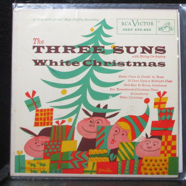 The Three Suns - White Christmas EP 7" VG+ RCA EPA 655 USA 1955 - Shuga Records