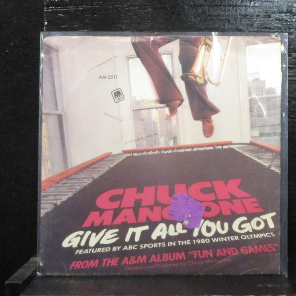 Chuck Mangione  Give It All You Got VG+ 7" Vinyl 45  AM-2211 JAZZ 1979 - Shuga Records