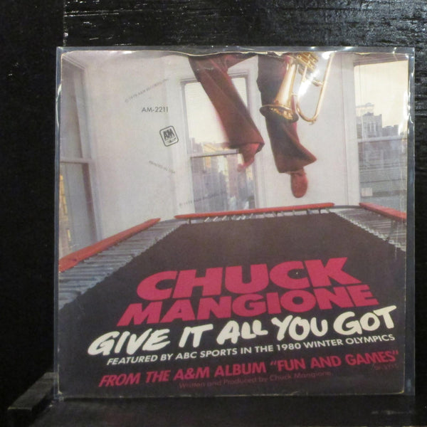 Chuck Mangione  Give It All You Got White Label Promo 7" Vinyl 45  AM-2211 - Shuga Records