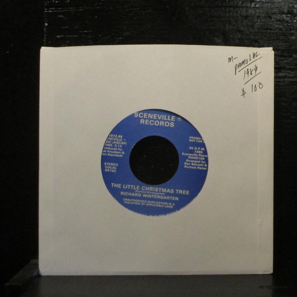 Richard Wintergarten-Little Christmas Tree Mint- Promo 7" Vinyl 45 SR102 UK 1989 - Shuga Records