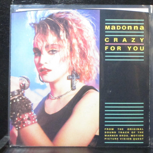 Madonna / Berlin - Crazy For You / No More Words 7" Mint- Geffen 7-29051 grey - Shuga Records