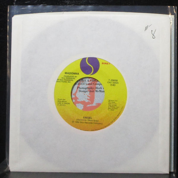 Madonna - Angel / Angel (Dance Mix Edit) 7" Mint- Sire 7-29008 USA 1985 - Shuga Records