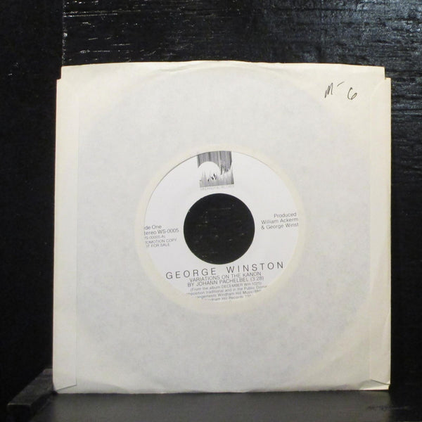 George WinstonVariations On The Kanon Mint- Promo 7" Vinyl 45 Windham WS-0005 - Shuga Records