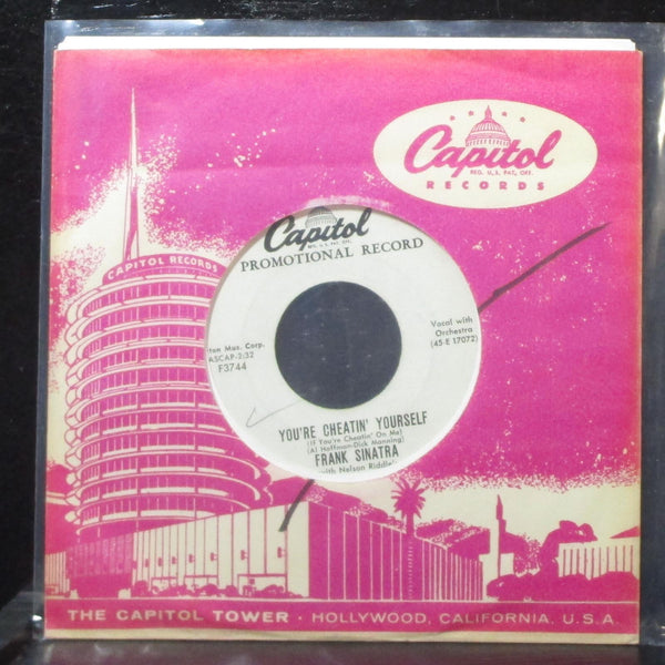 Frank Sinatra - You're Cheatin' Yourself 7" VG+ Promo Capitol F3744 USA 1957 - Shuga Records