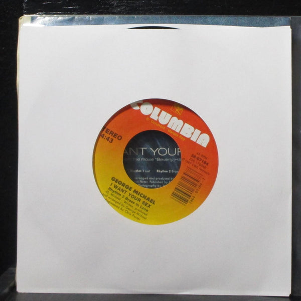 George Michael - I Want Your Sex 7" VG+ Columbia 38-07164 USA 1987 - Shuga Records