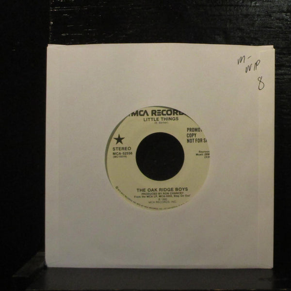 The Oak Ridge BoysLittle Things Mint- Promo 7" Vinyl 45 MCA-52556 Country 1985 - Shuga Records
