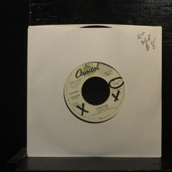 O'Bryan  Lovelite VG+ White Label Promo 7" Vinyl 45 Capitol P-B-5329 Swing 1984 - Shuga Records