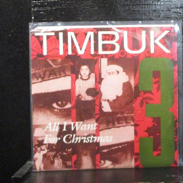 Timbuk 3All I Want For Christmas Mint- White Label Promo 7" Vinyl 45 IRS-53221 - Shuga Records