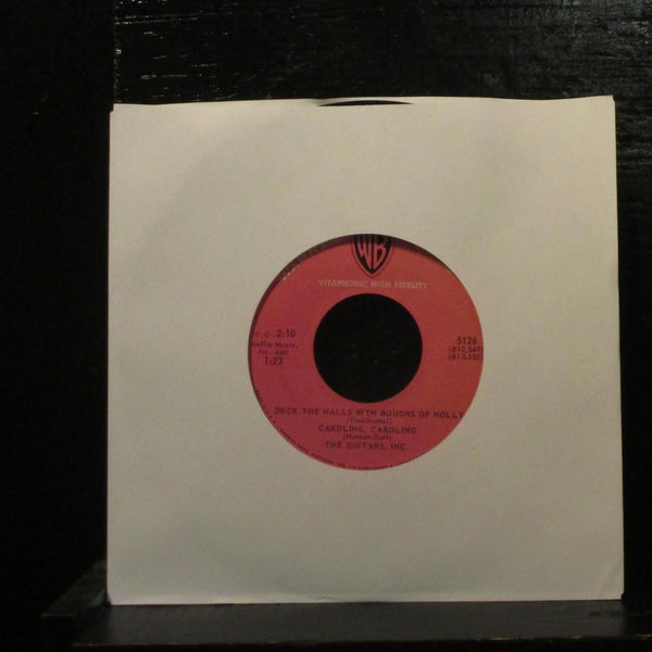 Efrem Zimbalist, Jr. / The Guitars, Inc.  Adeste Fidelis VG+ 7" Vinyl 45 - Shuga Records
