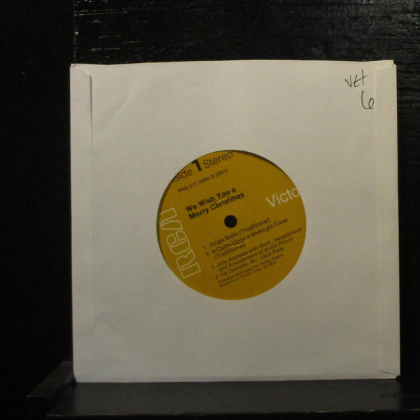Various  We Wish You A Merry Christmas VG+ 7" Vinyl 33 Compilation RCA PRS-277 - Shuga Records