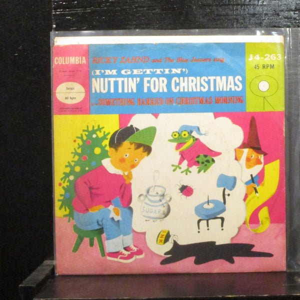 Ricky Zahnd  Nuttin' For Christmas VG 7" Vinyl 45 Columbia J 4-263 - Shuga Records