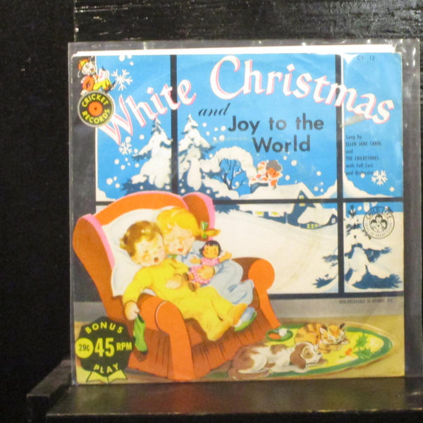 Cricket Choral Group  White Christmas VG+ 7" Vinyl 45 Cricket CX-12 - Shuga Records