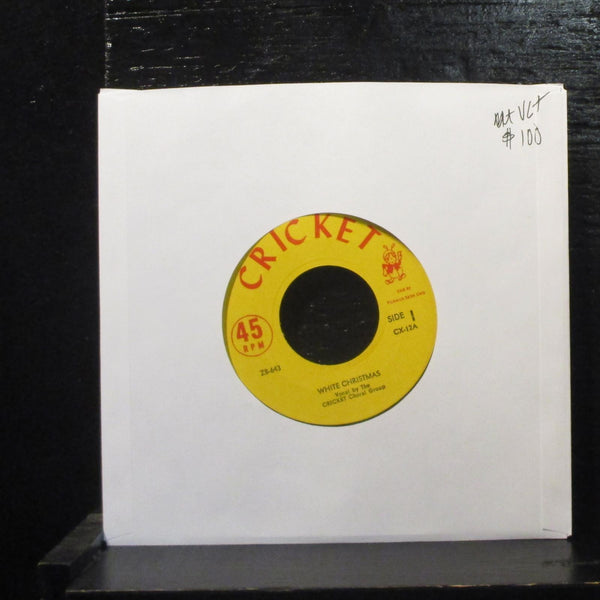 Cricket Choral Group  White Christmas VG+ 7" Vinyl 45 Cricket CX-12 - Shuga Records