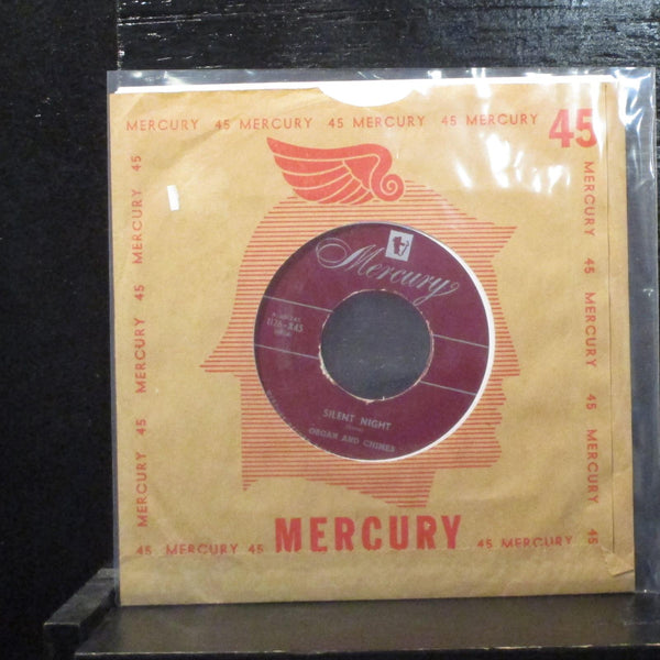 Organ And Chimes - Silent Night / White Christmas 7" Vinyl 45 Mercury 1126-X45 - Shuga Records