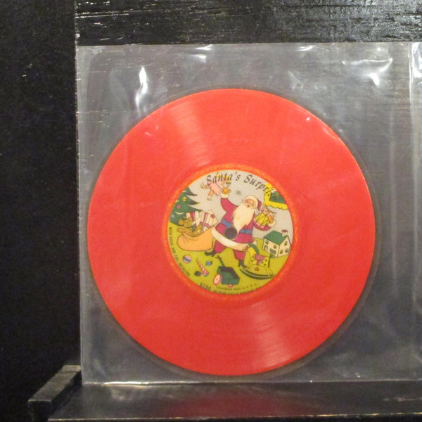 Unknown Artist  Santa's Surprise VG+ 7" Red Vinyl 78 Record Guild V104 - Shuga Records