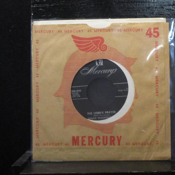 Dinah Washington  Silent Night 7" Vinyl 45 VG+ Mercury 70263x45 Jazz 1953 - Shuga Records