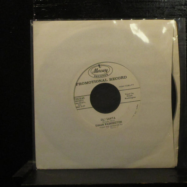 Dinah Washington  Ol' Santa VG+ White Label Promo 7" Vinyl 45 Mercury 1959 - Shuga Records