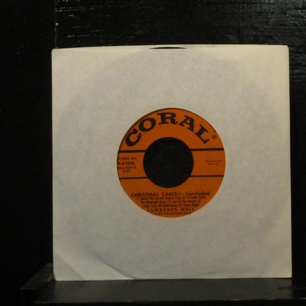 Lawrence Welk  Christmas Carols VG+ 7" Vinyl 45 Coral 9-61095 Jazz 1953 - Shuga Records