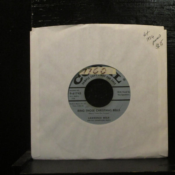 Lawrence Welk Old Fashioned Christmas VG+ Promo 7" Vinyl 45 Coral 9-61745 1956 - Shuga Records