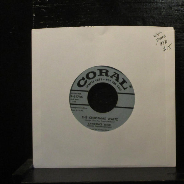 Lawrence WelkThe Christmas Waltz VG+ Promo 7" Vinyl 45 Coral 9-61746 Pop 1956 - Shuga Records
