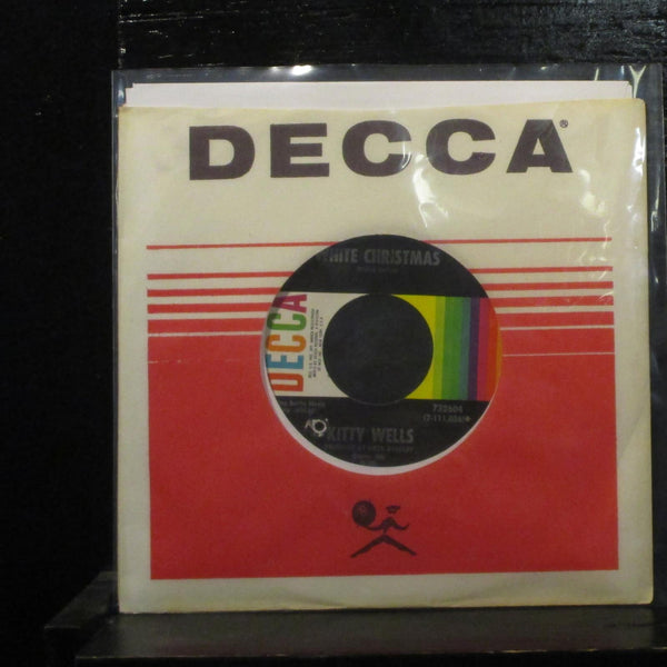 Kitty Wells  White Christmas Mint- 7" Vinyl 45 Decca 732604 Country 1969 - Shuga Records
