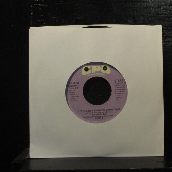 The Whales  The Chipmunk Song Mint- 7" Vinyl 45 CenPro CEN 45001 Holiday 1975 - Shuga Records