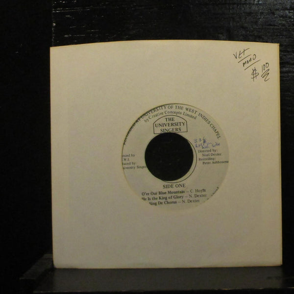 The University Singers VG+ Mono 7" Vinyl 33 EP Creative Concepts Gospel - Shuga Records