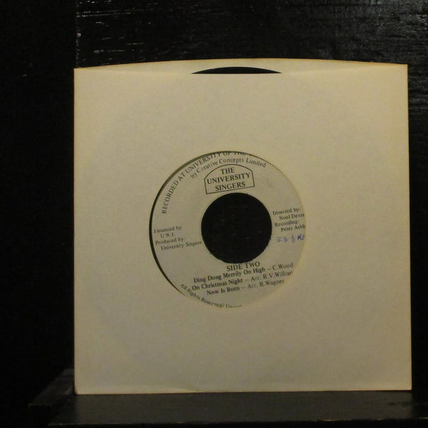 The University Singers VG+ Mono 7" Vinyl 33 EP Creative Concepts Gospel - Shuga Records
