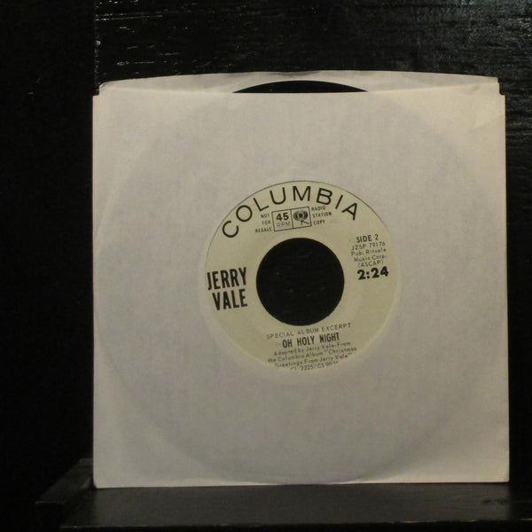 Jerry ValeSilent Night Mint- Promo 7" Vinyl 45 Columbia JZSP 79175 USA 1963 - Shuga Records