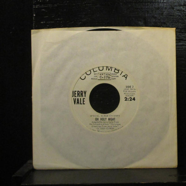 Jerry ValeSilent Night VG+ Promo 7" Vinyl 45 Columbia JZSP 79175 USA 1963 - Shuga Records