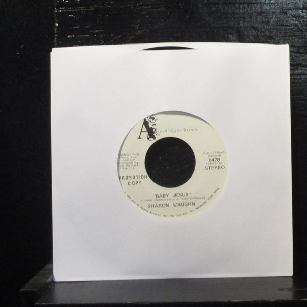 Sharon Vaughn  Baby Jesus VG+ White Label Promo 7" Vinyl 45 Ace Of Hearts 0478 - Shuga Records