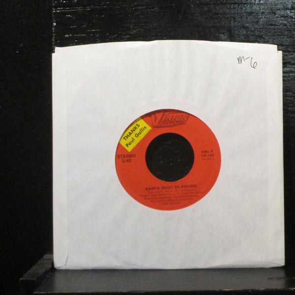Bobby Vinton  Santa Must Be Polish Mint- 7" Vinyl 45 Tapestry TR-100 Folk 1987 - Shuga Records