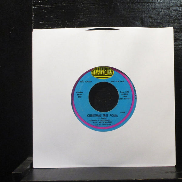 Art Walunas - Silver Bells VG Promo 7" Vinyl 45 Dearborn D-528 Polka - Shuga Records